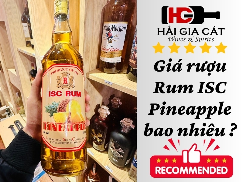 Giá rượu Rum ISC Pineapple bao nhiêu ?