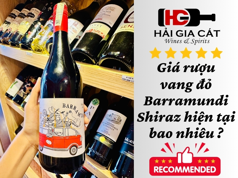 Giá rượu vang đỏ Barramundi Shiraz hiện tại bao nhiêu ?