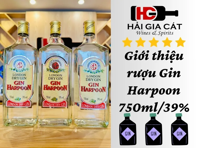 Giới thiệu rượu Gin Harpoon