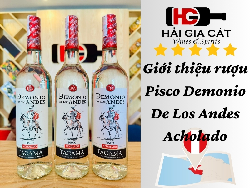 Giới thiệu rượu Pisco Demonio De Los Andes Acholado