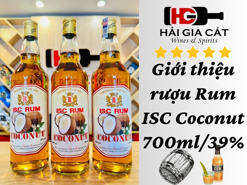 Giới thiệu rượu Rum ISC Coconut