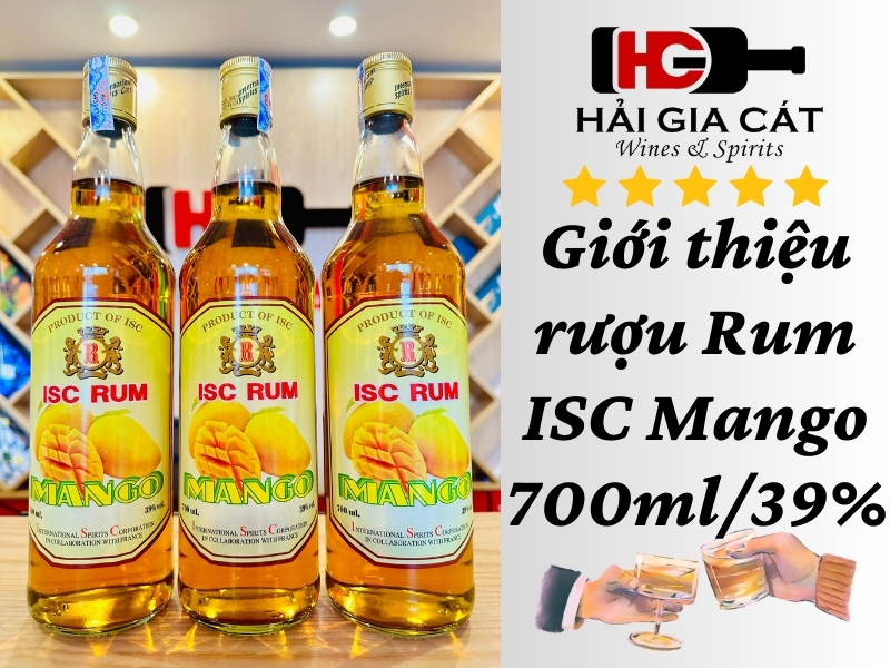 Giới thiệu rượu rum ISC Mango