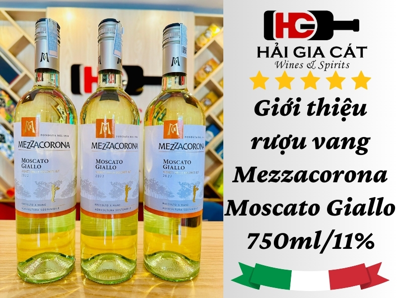 Giới thiệu rượu vang Mezzacorona Moscato Giallo