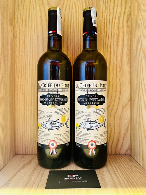Rượu vang La Criee du Port Viognier Gewurztraminer