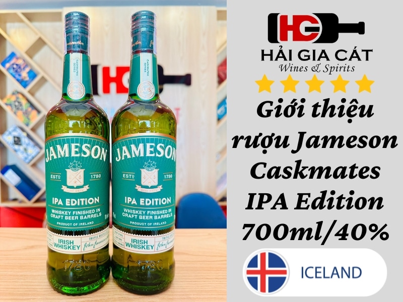 Giới thiệu rượu Jameson Caskmates IPA Edition
