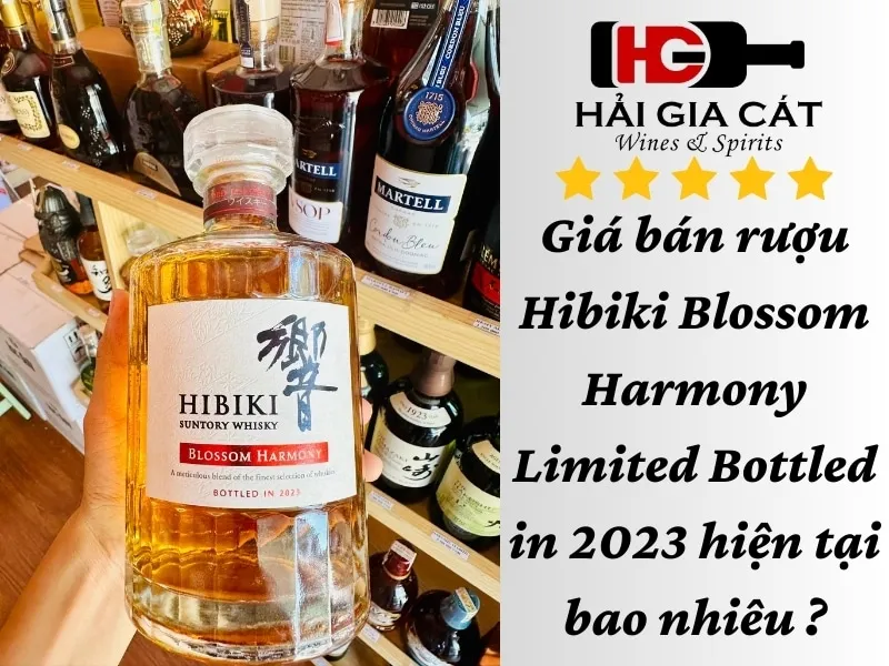 Giá bán rượu Hibiki Blossom Harmony Limited Bottled in 2023 hiện tại bao nhiêu ?