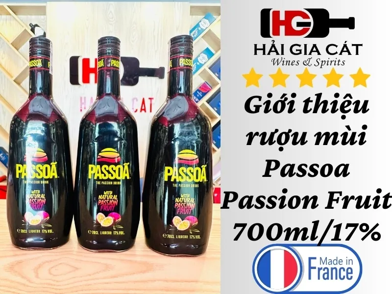 Giới thiệu rượu mùi Passoa Passion Fruit