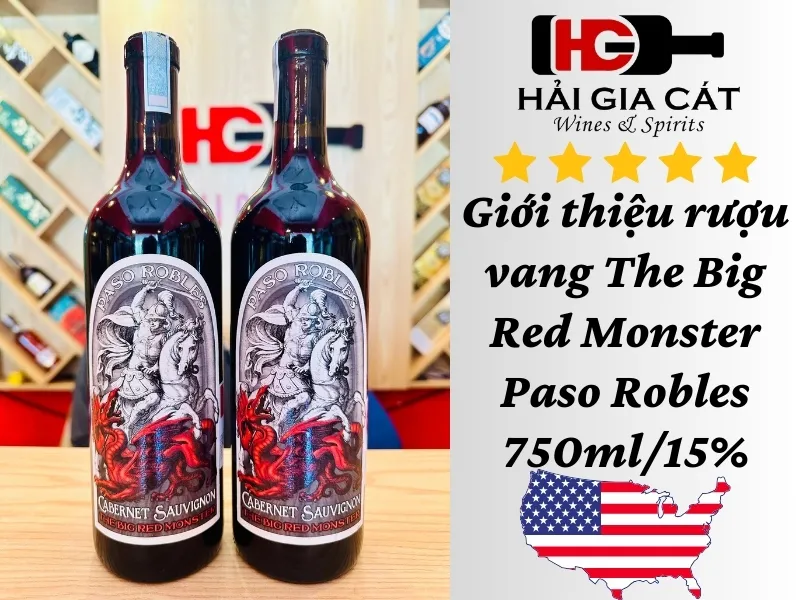 Giới thiệu rượu vang The Big Red Monster Paso Robles