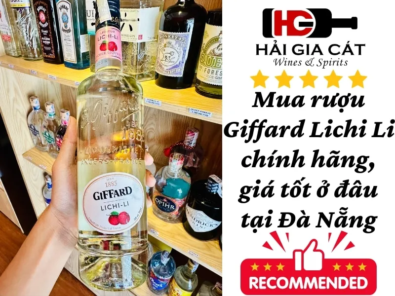 Mua rượu Giffard Lichi Li chính hãng, giá tốt ở đâu tại Đà Nẵng