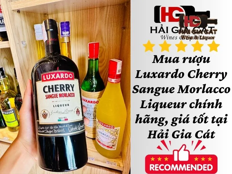 Mua rượu Luxardo Cherry Sangue Morlacco Liqueur chính hãng, giá tốt tại Hải Gia Cát