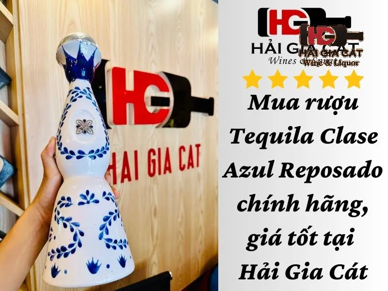 Mua rượu Tequila Clase Azul Reposado chính hãng, giá tốt tại Hải Gia Cát