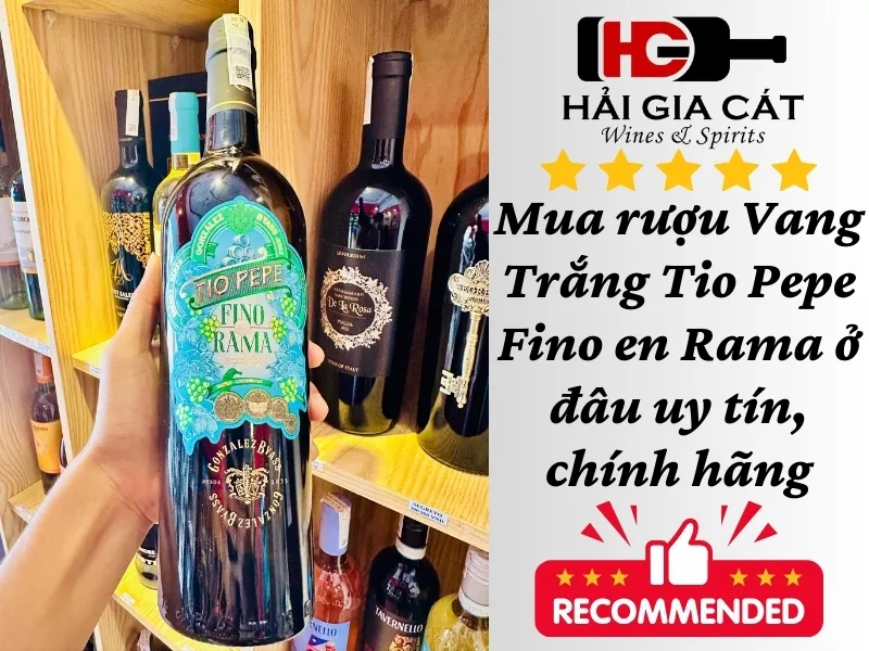 Mua rượu Vang Trắng Tio Pepe Fino en Rama ở đâu uy tín, chính hãng