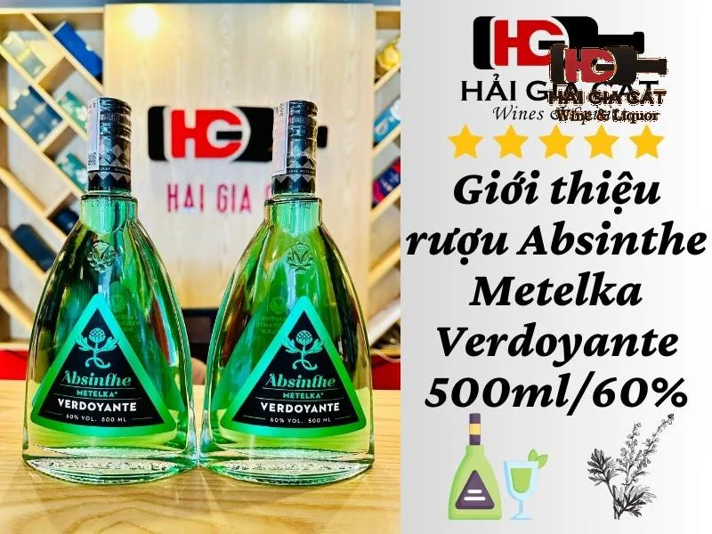 Giới thiệu rượu Absinthe Metelka Verdoyante