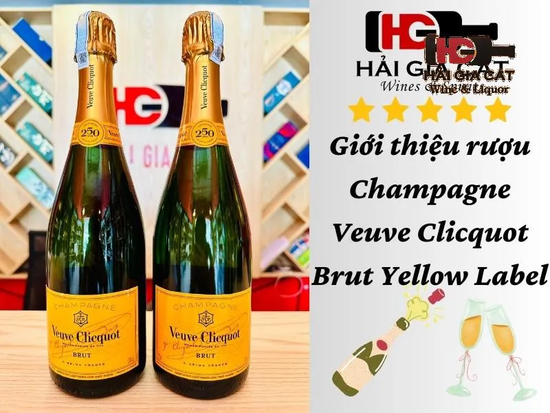 Giới thiệu rượu Champagne Veuve Clicquot Brut Yellow Label
