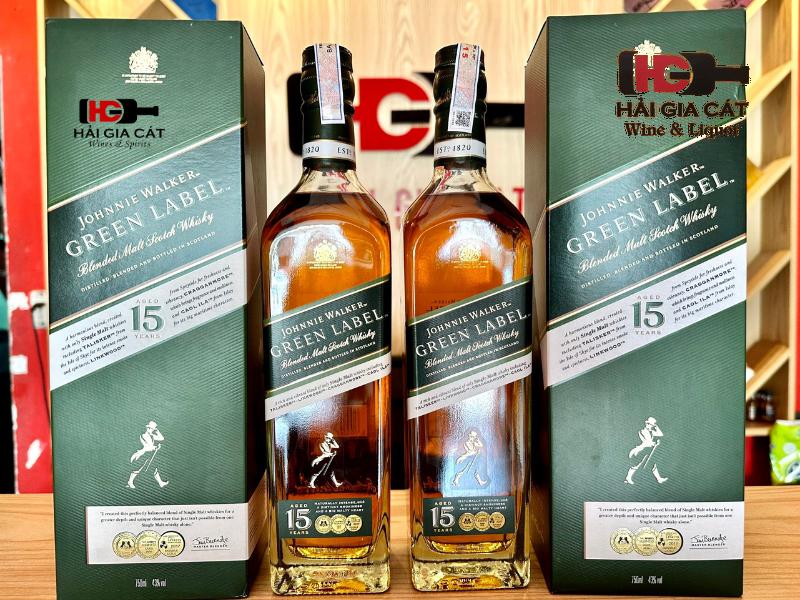 Giới thiệu rượu Johnnie Walker Green Label 15