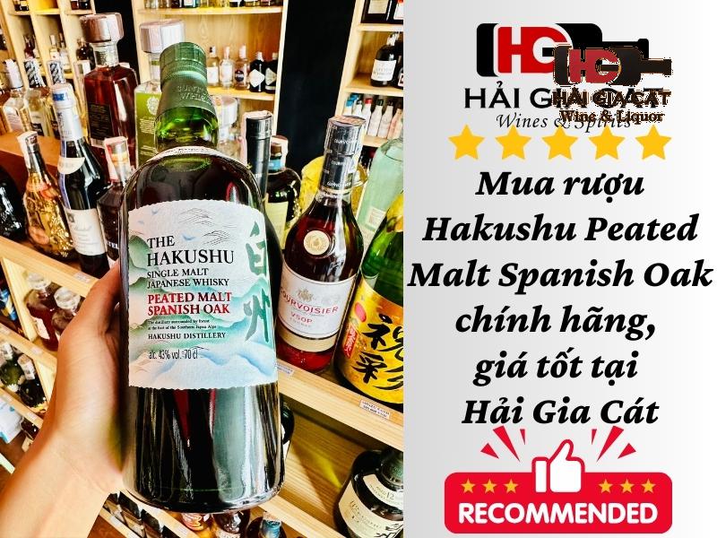 Mua rượu Hakushu Peated Malt Spanish Oak chính hãng, giá tốt tại Hải Gia Cát