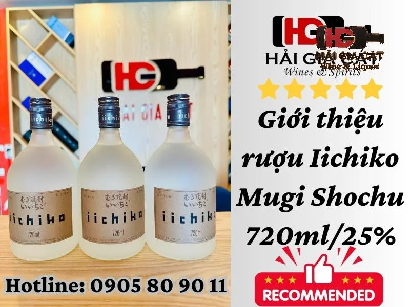 Giới thiệu rượu Iichiko Mugi Shochu