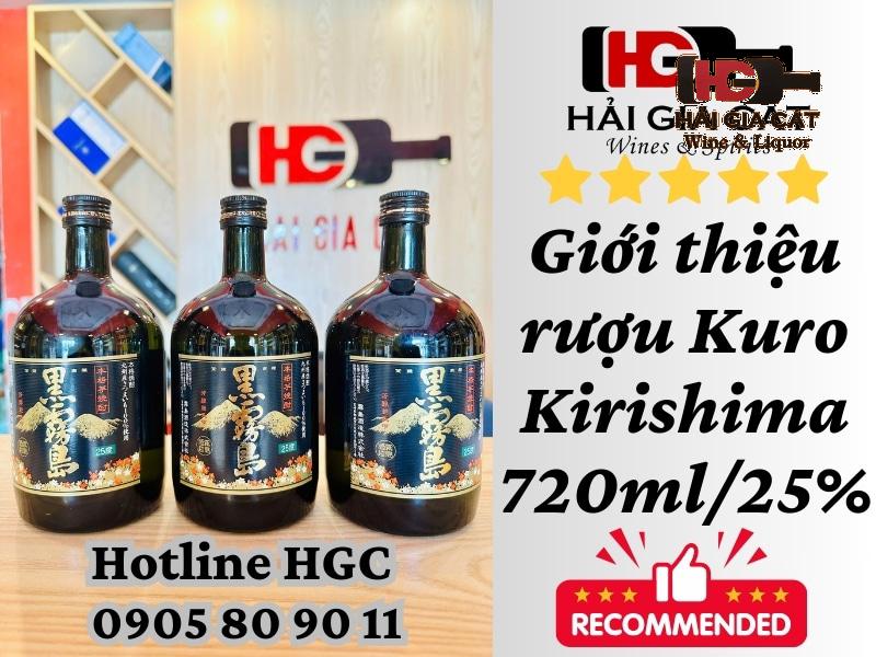 Giới thiệu rượu Kuro Kirishima