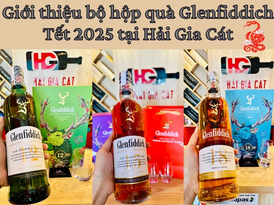 Gioi Thieu Bo Hop Qua Ruou Glenfiddich Tet 2025 Tai Hai Gia Cat