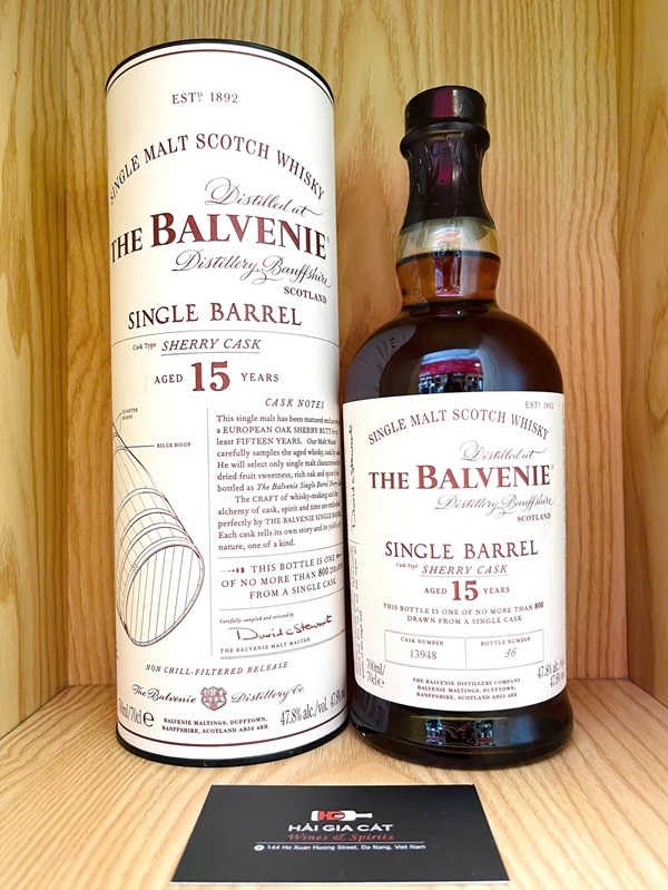 Ruou Balvenie 15 Single Barrel