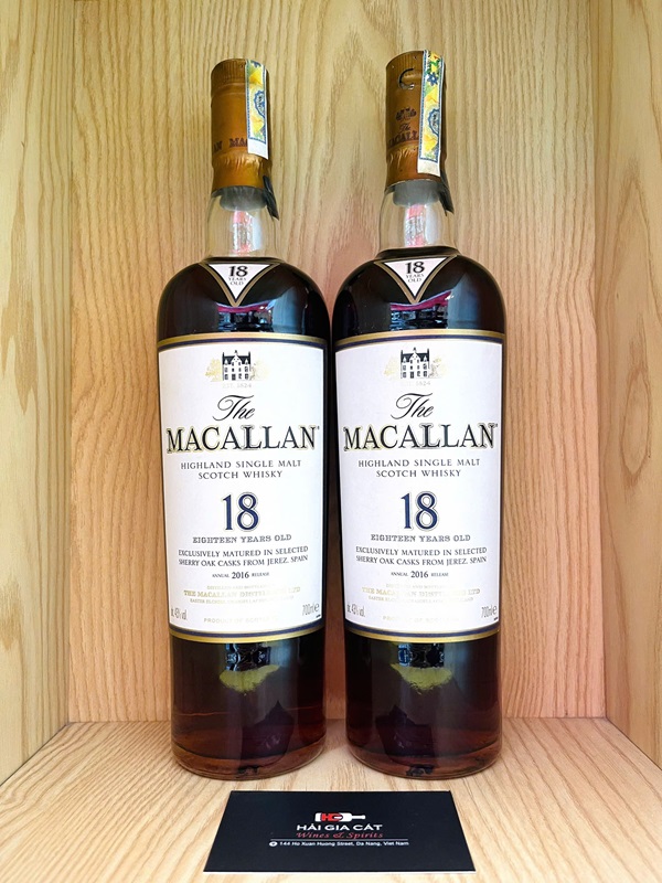 Ruou Macallan 18 Sherry Oak 2016