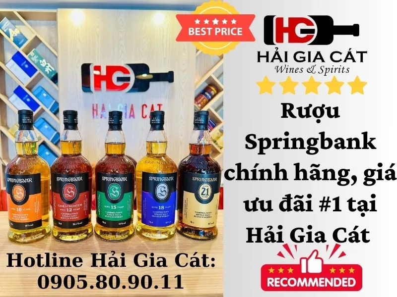 Ruou Springbank Chinh Hang Gia Uu Dai So 1 Tai Hai Gia Cát Da Nang