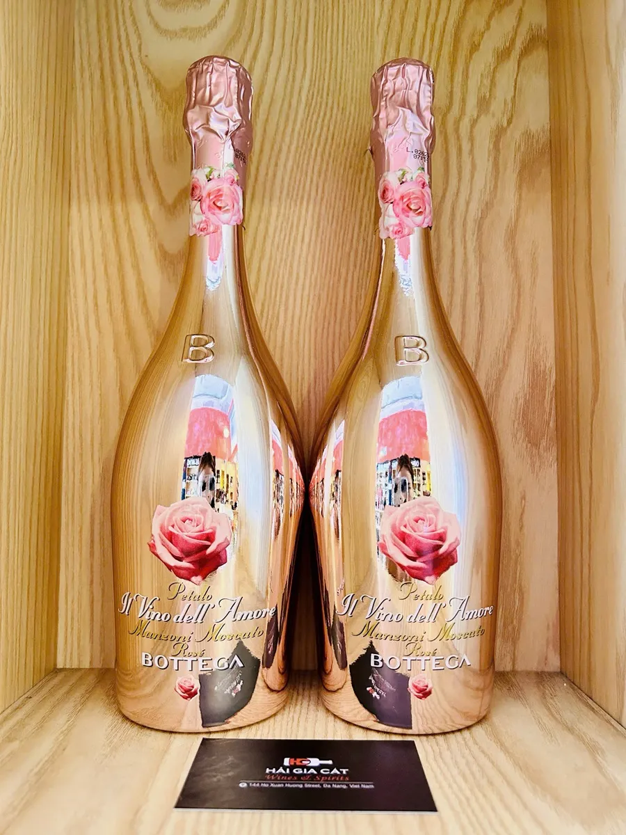 Ruou Sparkling Bottega Petalo Manzoni Moscato Rose