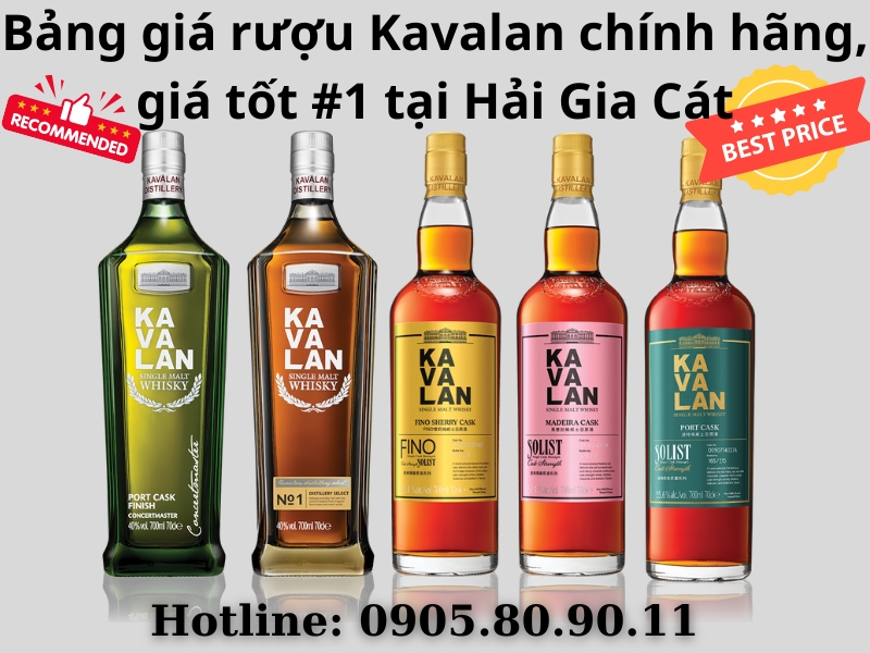 Bang Gia Ruou Kavalan Chinh Hang Gia Tot 1 Tai Hai Gia Cat