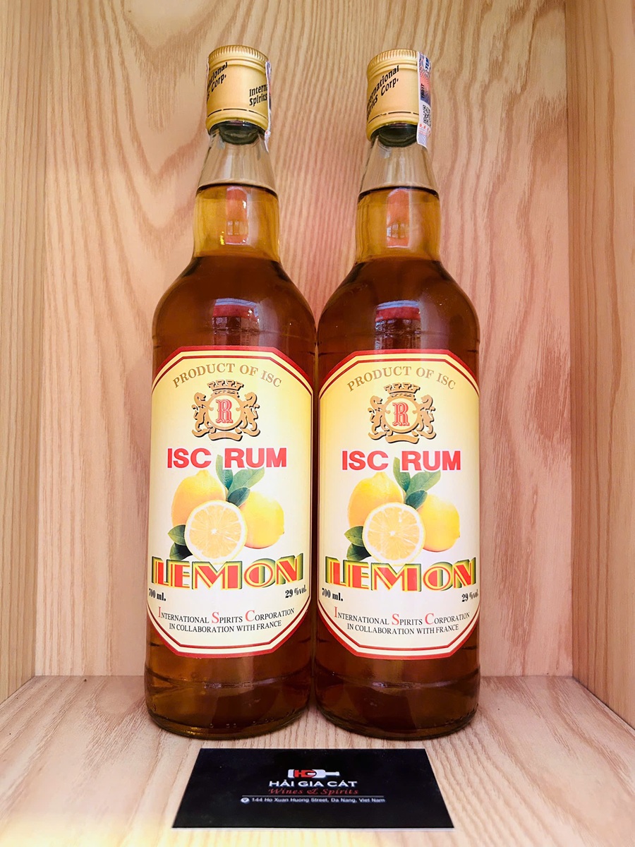 Ruou Rum Isc Lemon