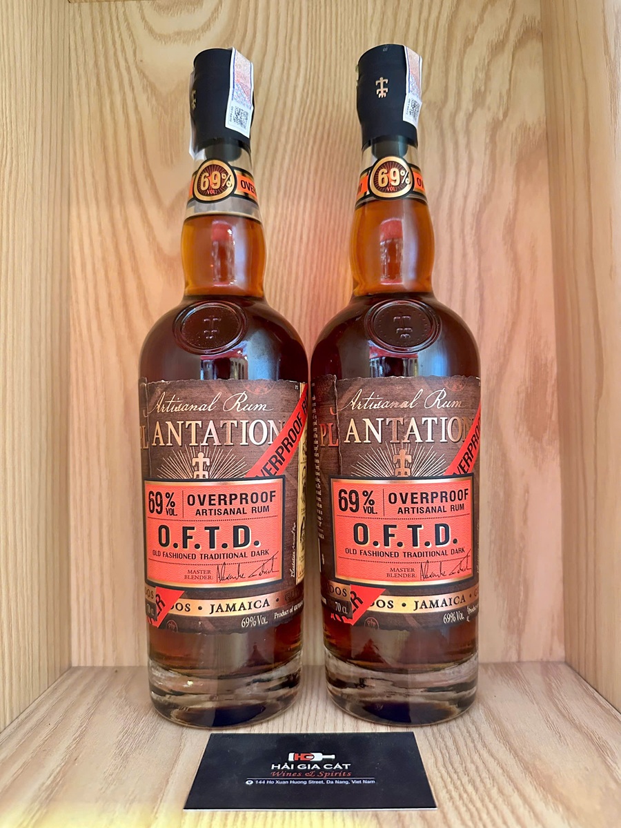 Ruou Rum Plantation Overproof O F T D