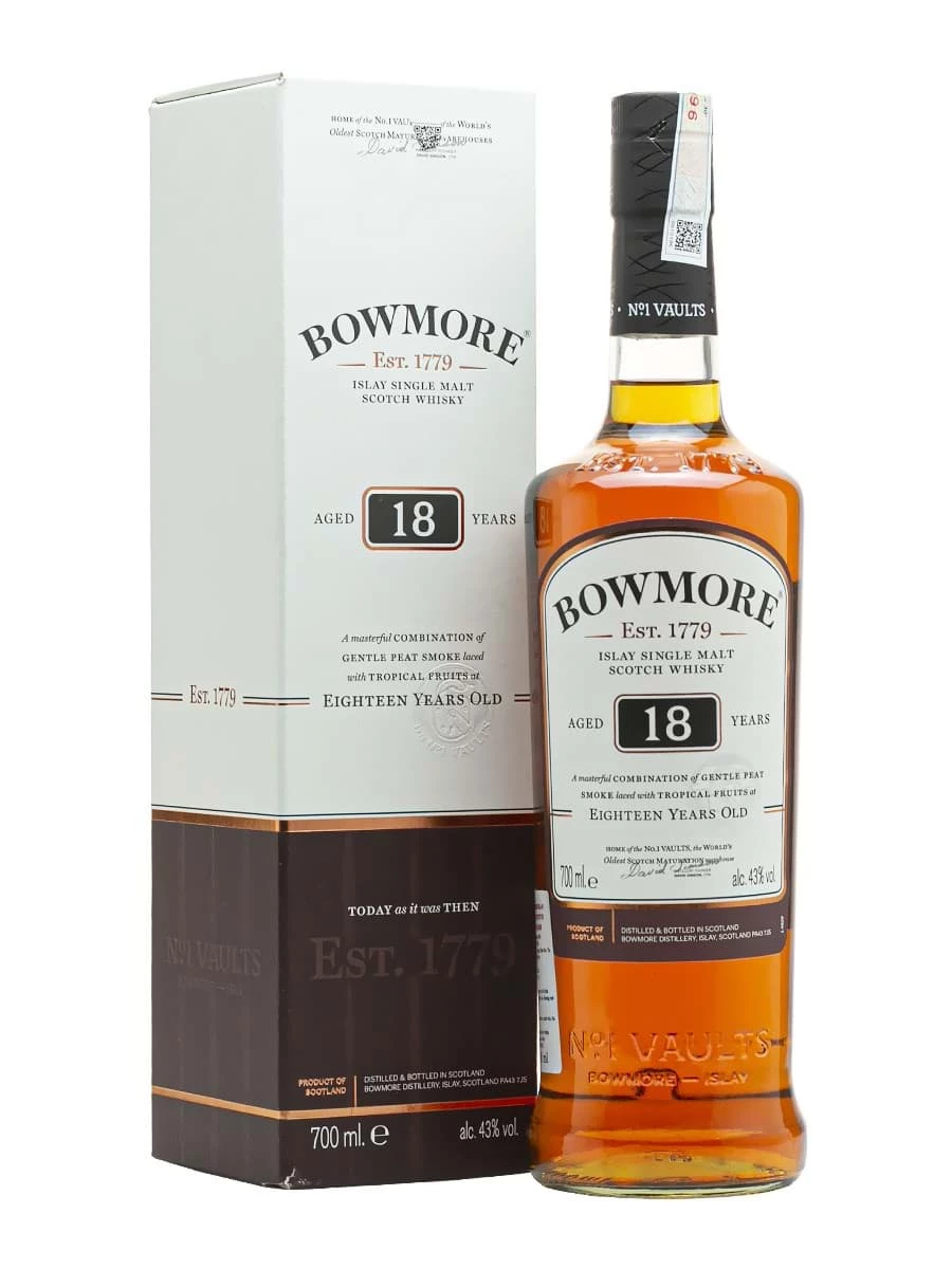 Ruou Bowmore 18 Nam