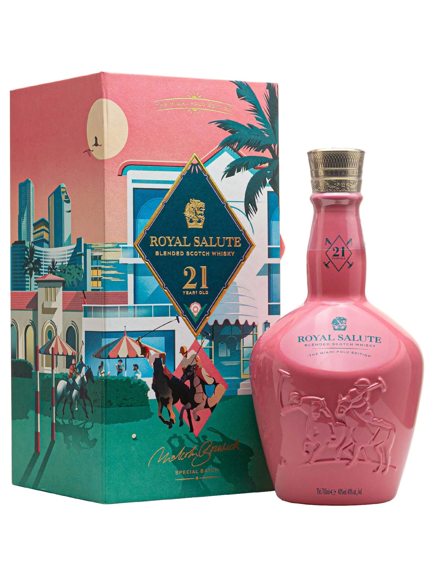 Ruou Royal Salute 21 Nam Miami Polo Edition
