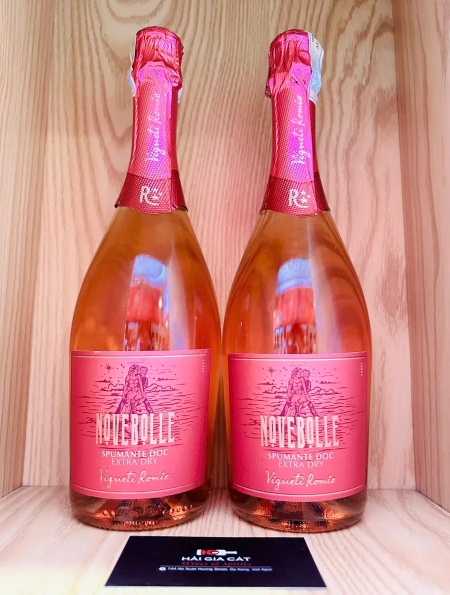 Ruou Vigneti Romio Novebolle Romagna Spumante Rosato Extra Dry