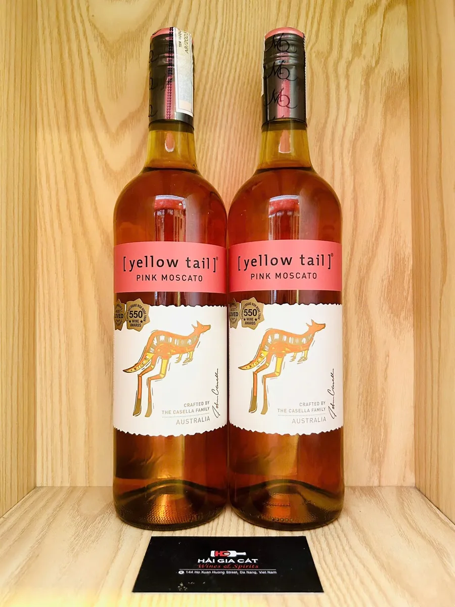 Ruou Vang Yellow Tail Pink Moscato
