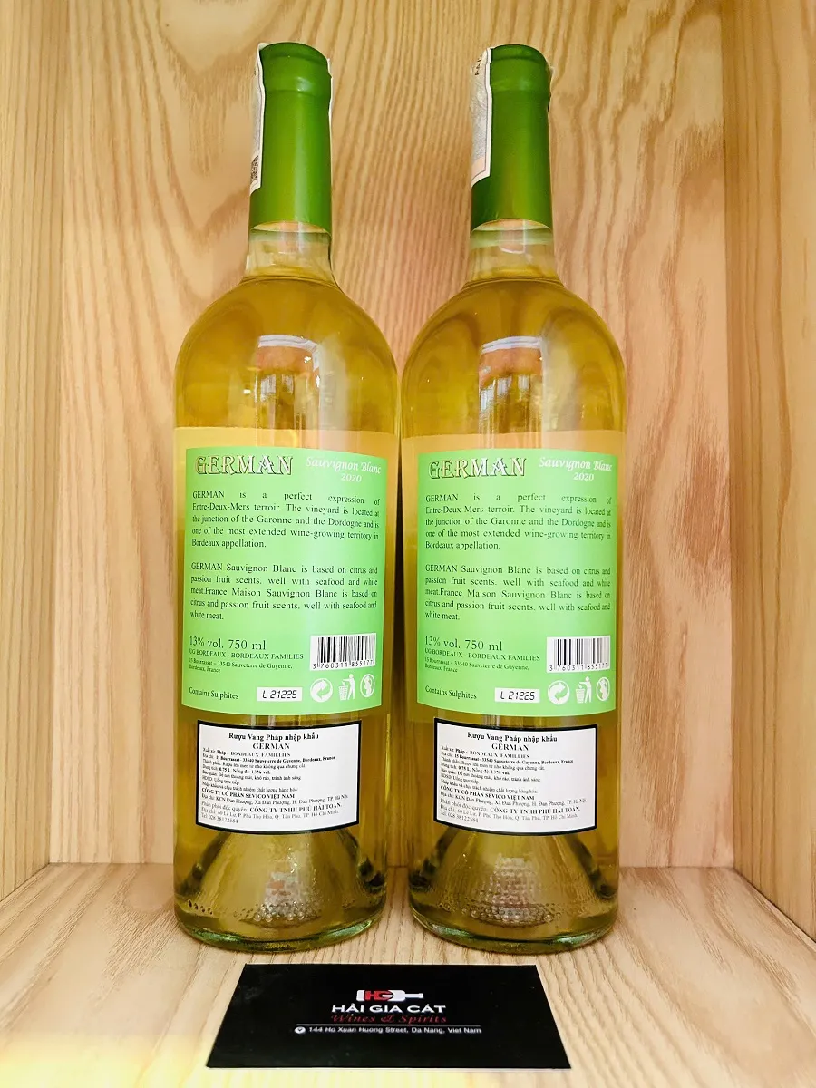 Ruou Vang German Sauvignon Blanc Mat Sau