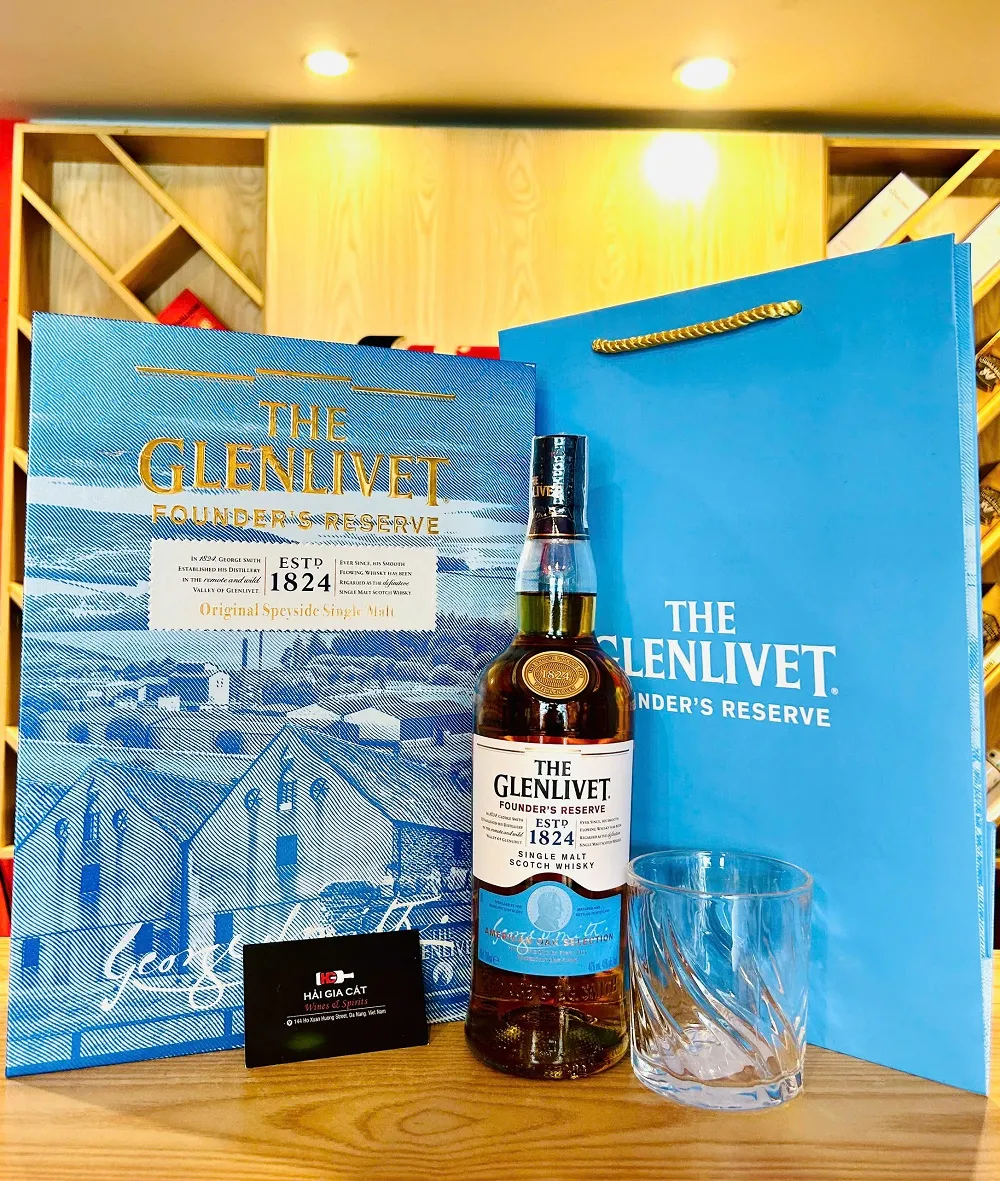 Hop Qua Ruou Glenlivet Founders Reserve