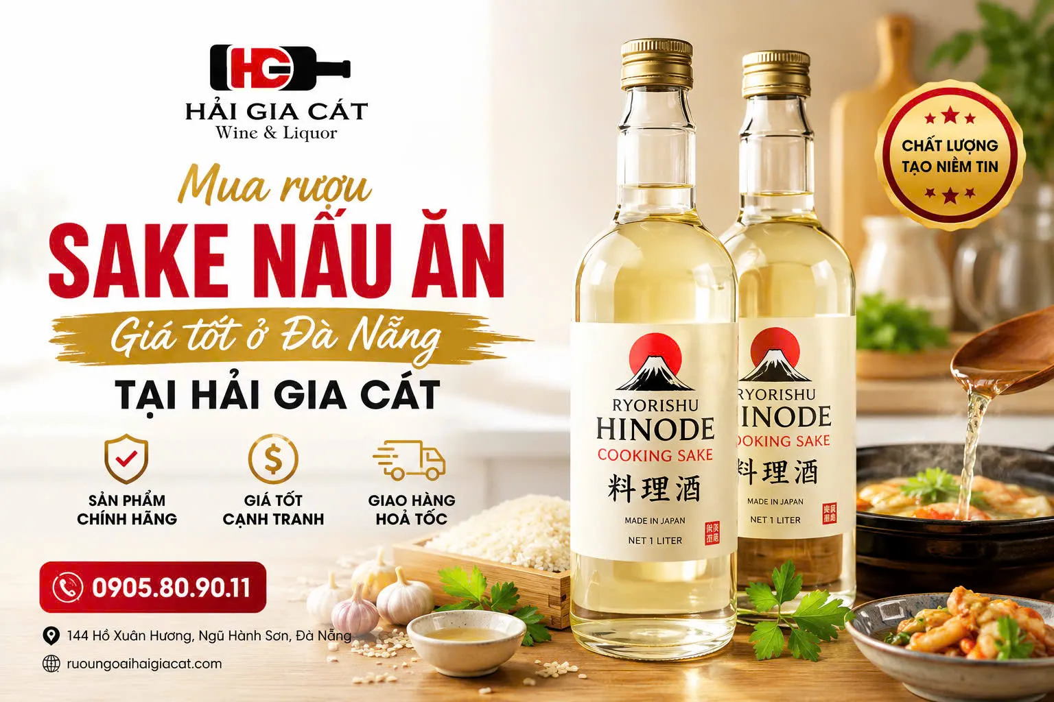 Mua Ruou Sake Nau An Gia Tot O Da Nang Tai Hai Gia Cat