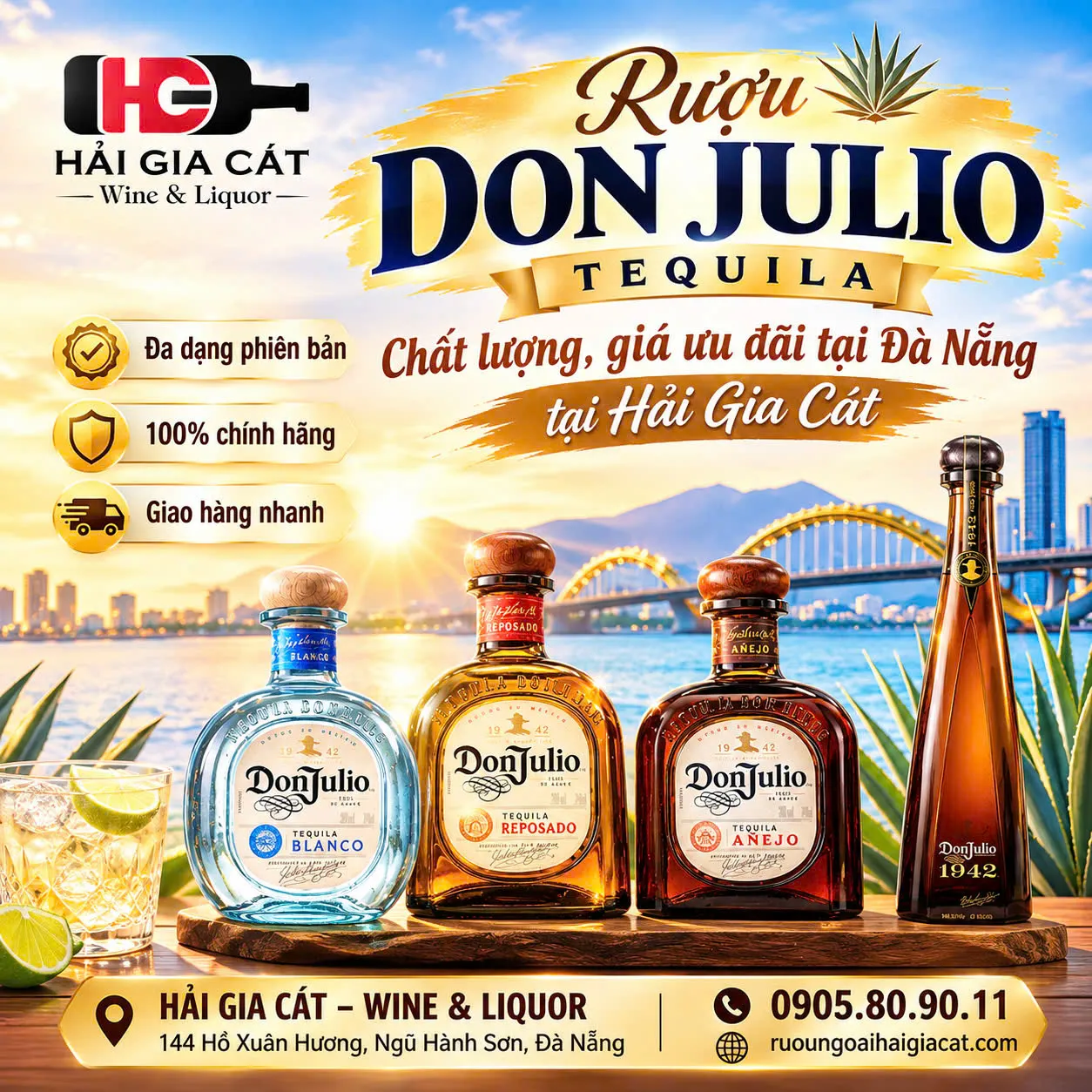 Ruou Don Julio Tequila Chinh Hang Gia Tot O Da Nang Tai Hai Gia Cat