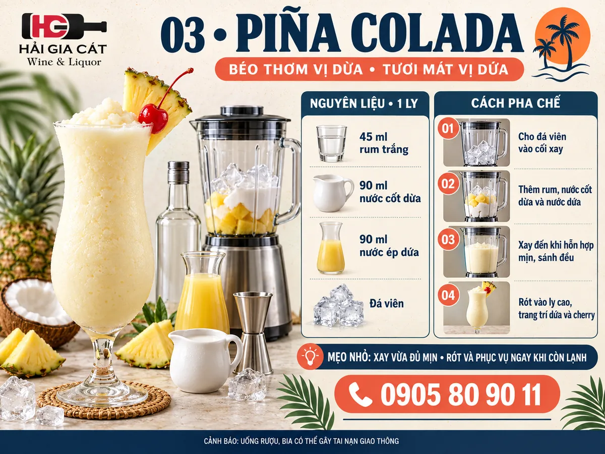 Công thức Piña Colada