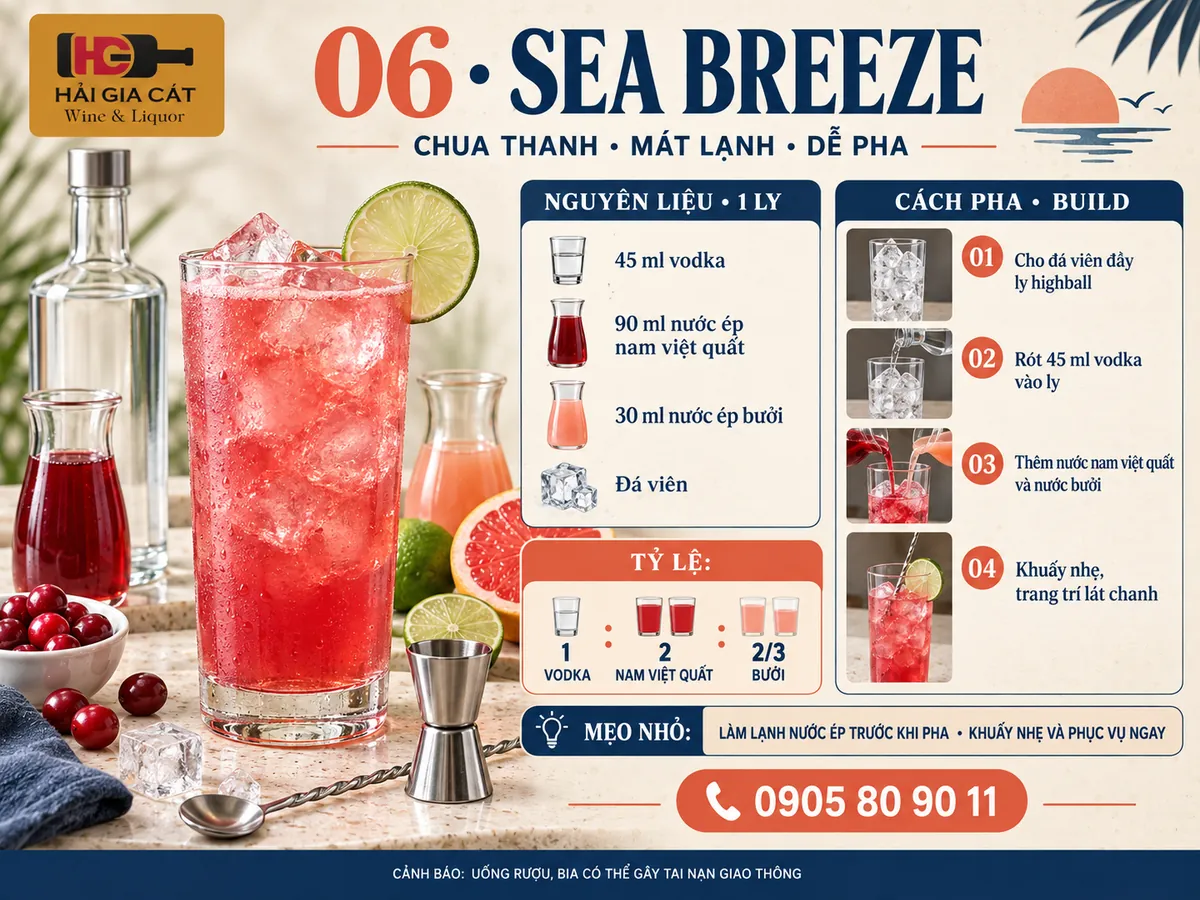 Công thức Sea Breeze