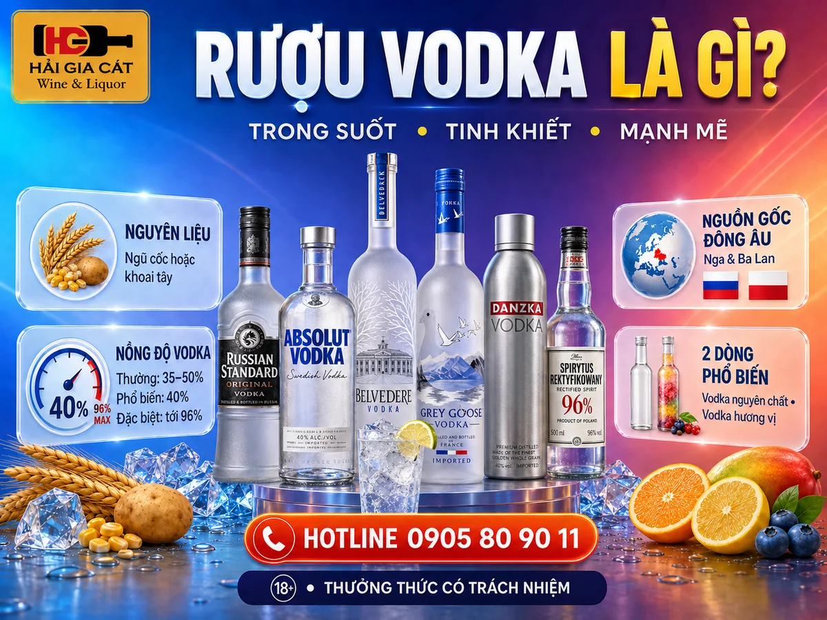 Rượu Vodka Là Gi ???