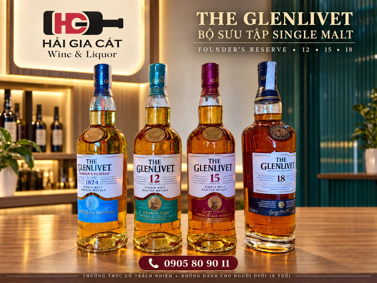 The Glenlivet Single Malt Hai Gia Cat
