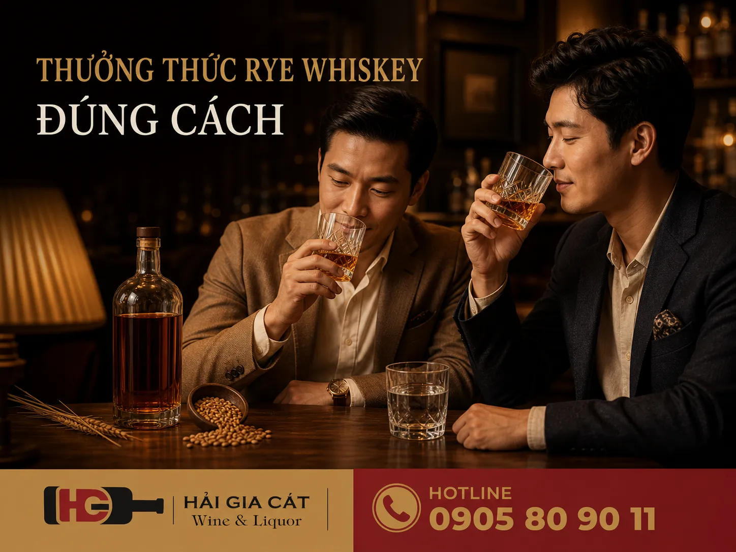 Thưởng thức Rye Whiskey đúng cách
