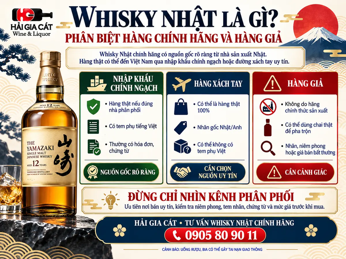 Whisky Nhật Là Gì? Cách Phân Biệt Whisky Nhật Thật Giả