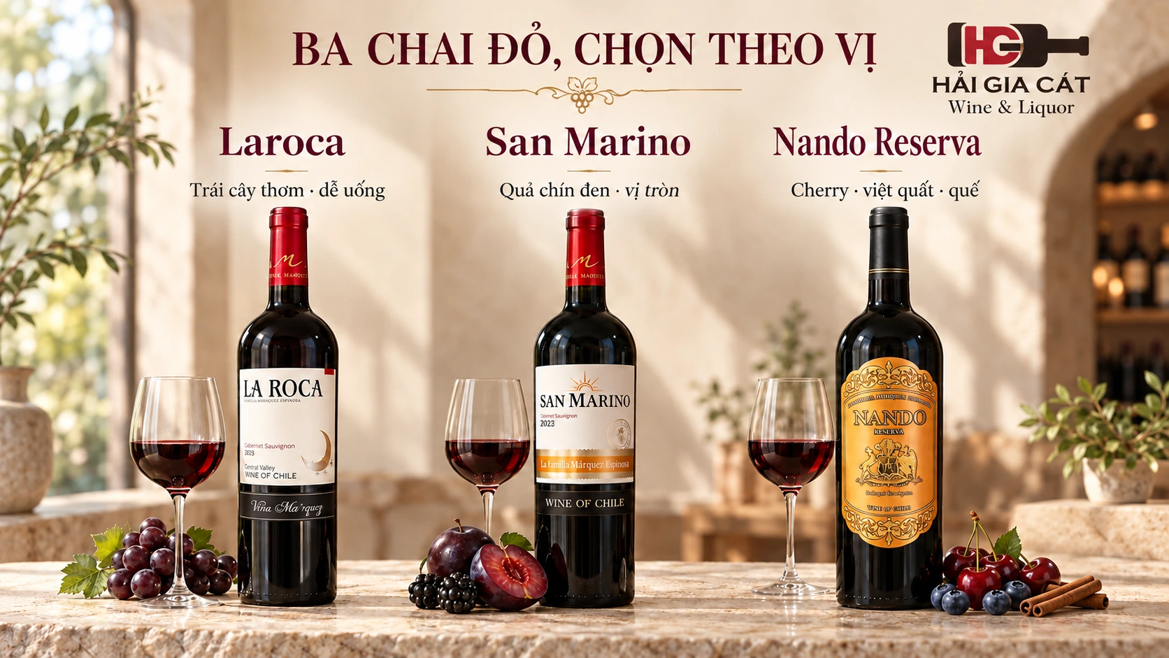 02 ba chai do chon theo vi