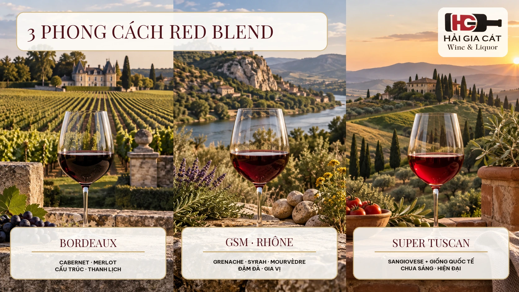 03 ba phong cach red blend