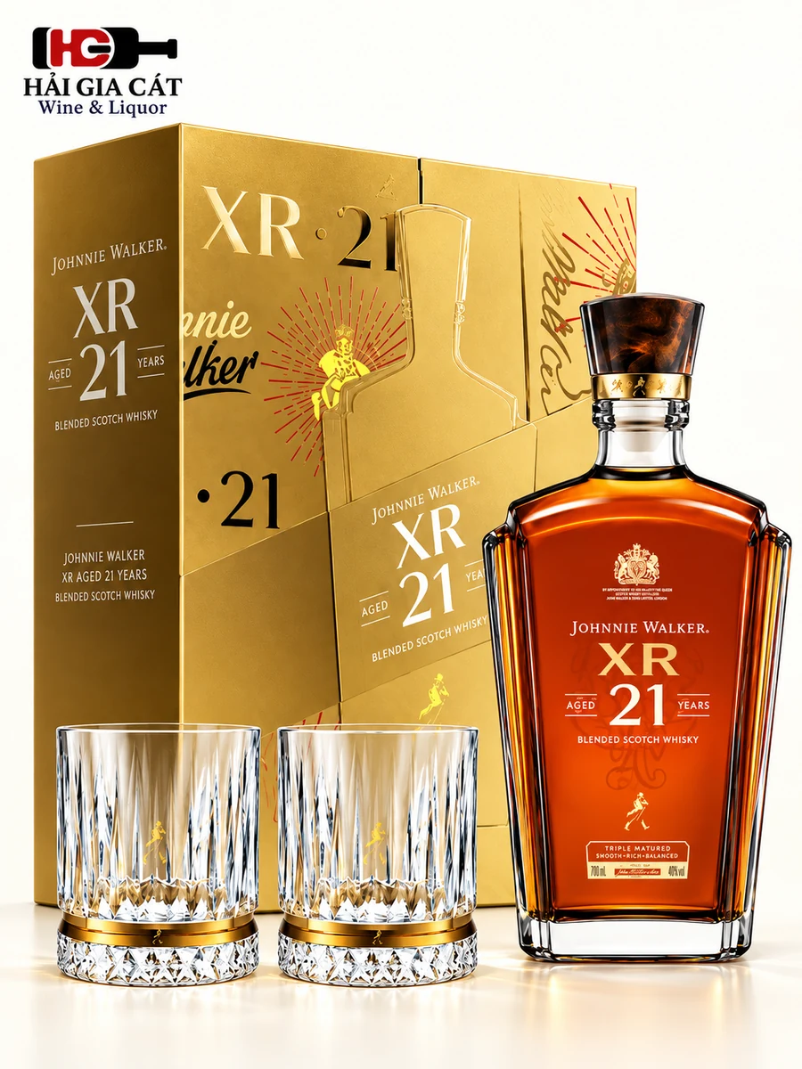 Rượu Johnnie Walker Xr 21 Năm Hộp Quà Tết 2027 | Hải Gia Cát