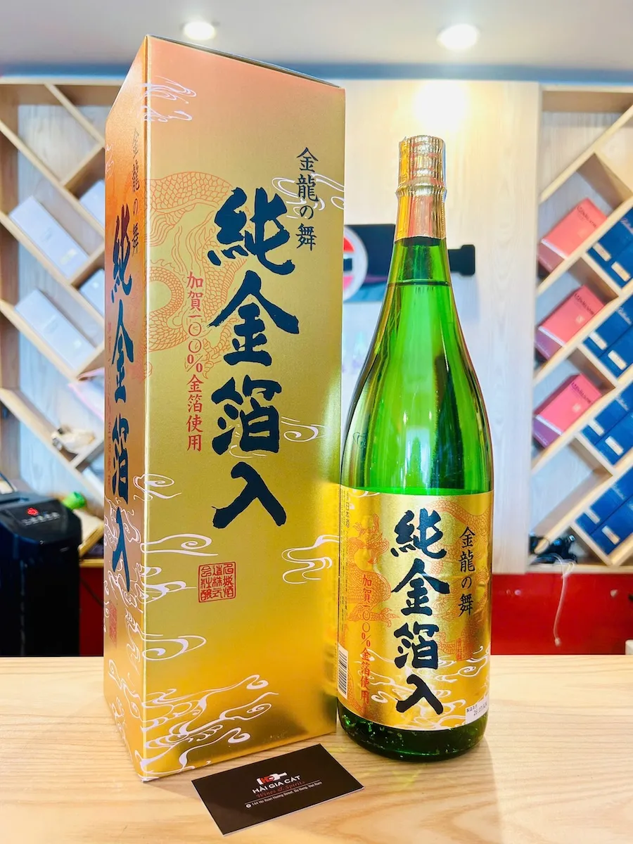 Rượu sake vảy vàng Kinryu No Mai Junkinpakuiri 1,8L