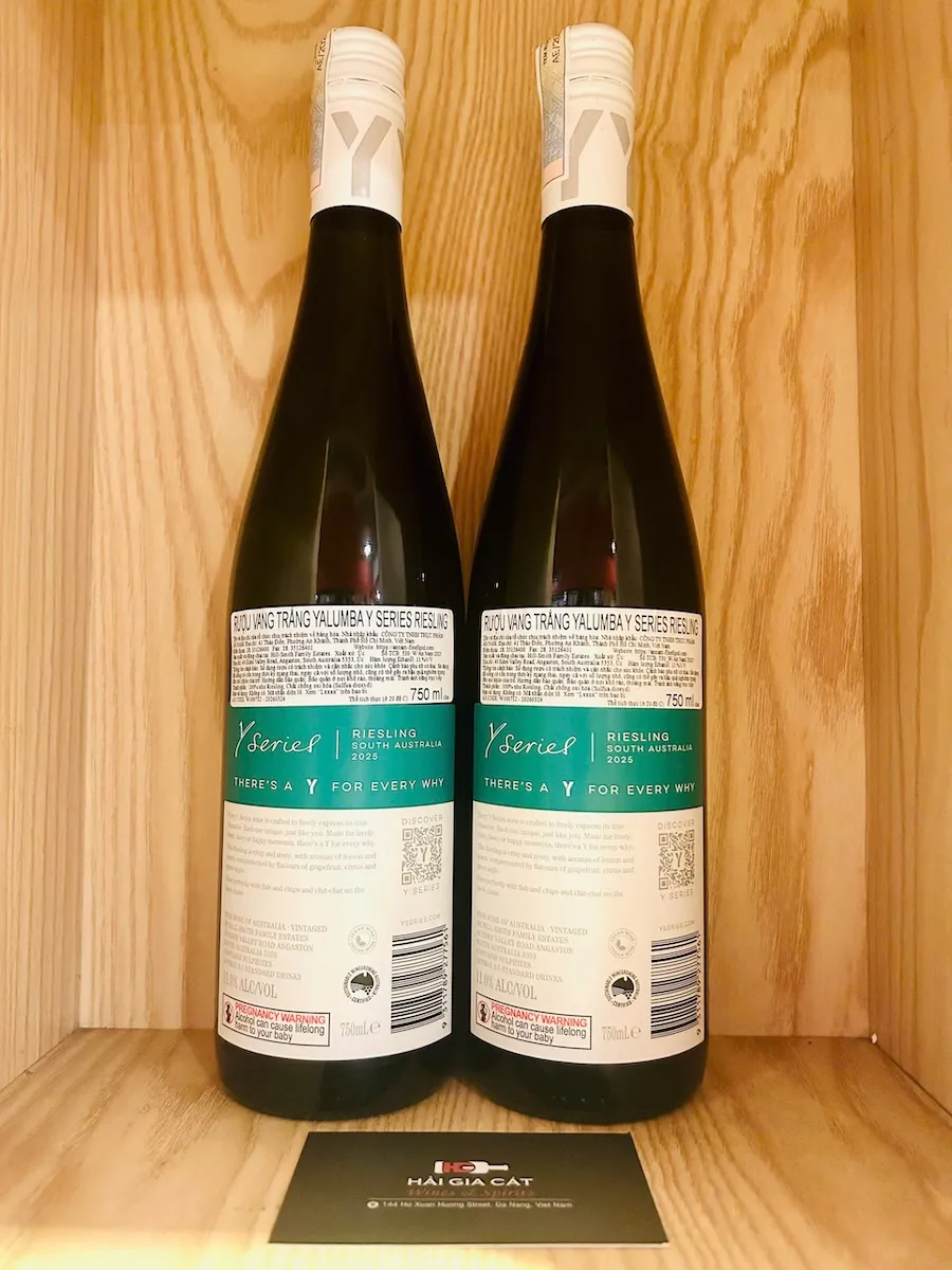 Rượu Vang Yalumba Y Series Riesling măt sau
